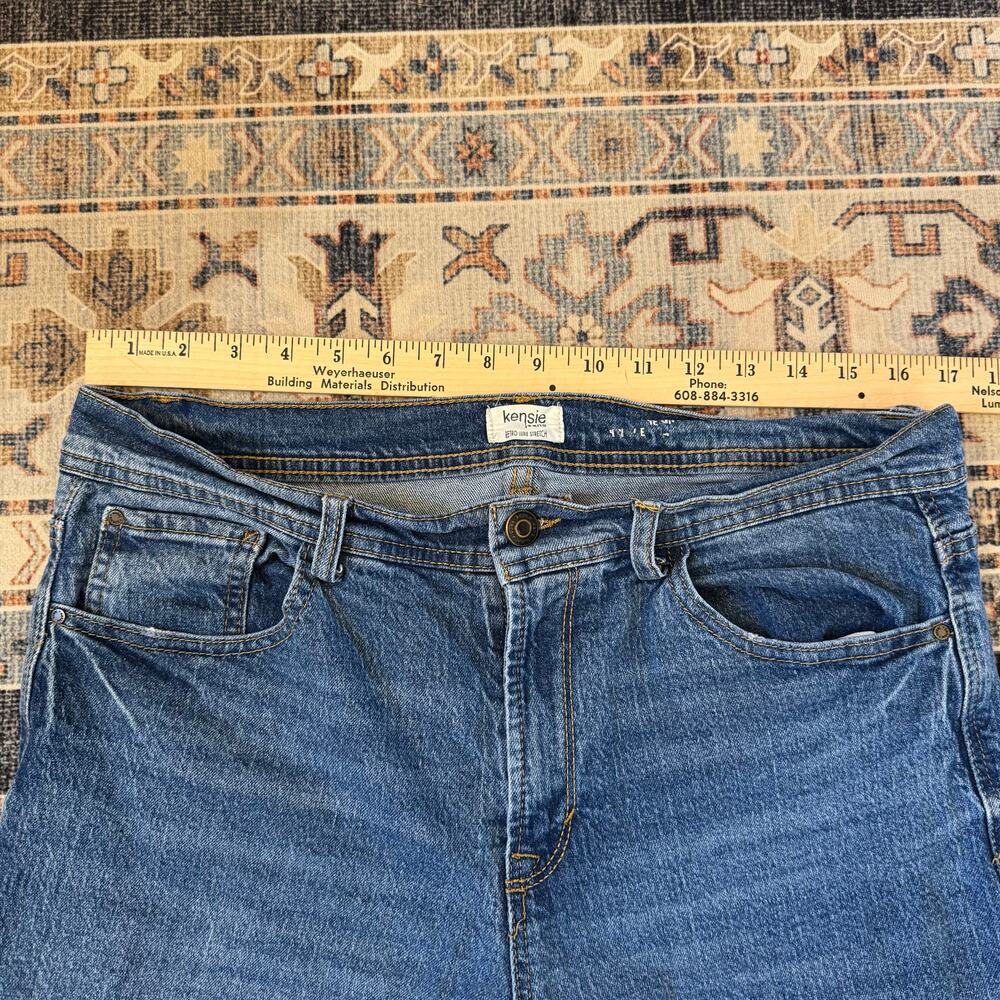 Kensie The Mila High-Rise Relaxed Straight Leg Denim Jeans Women’s Size 12 - Picture 6 of 11